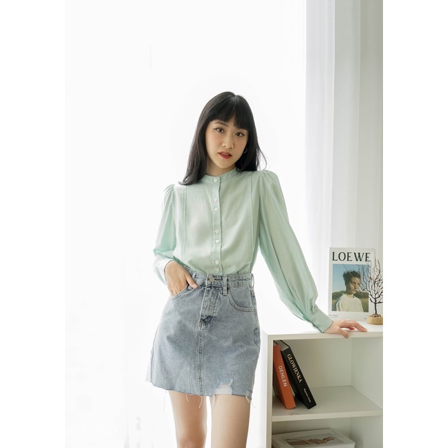 Áo sơ mi trơn basic nhiều màu Méo shop | BigBuy360 - bigbuy360.vn