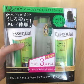 BỘ DẦU GỘI VÀ XẢ DƯỠNG TÓC KAO ESSENTIAL AUTO SMOOTH TECH