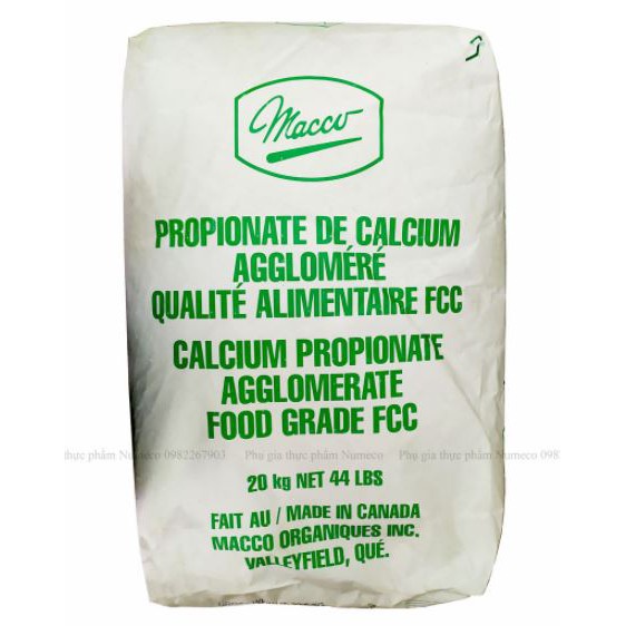 [Ảnh thật] Chất bảo quản bánh Calcium Propionate (canxipropionate),trân châu, đậu phụ