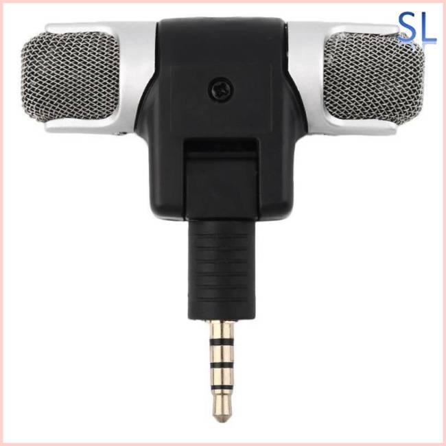 Portable 3.5mm Mini Stereo Microphone for MP3/MP4/Mobile Phone/Tablet