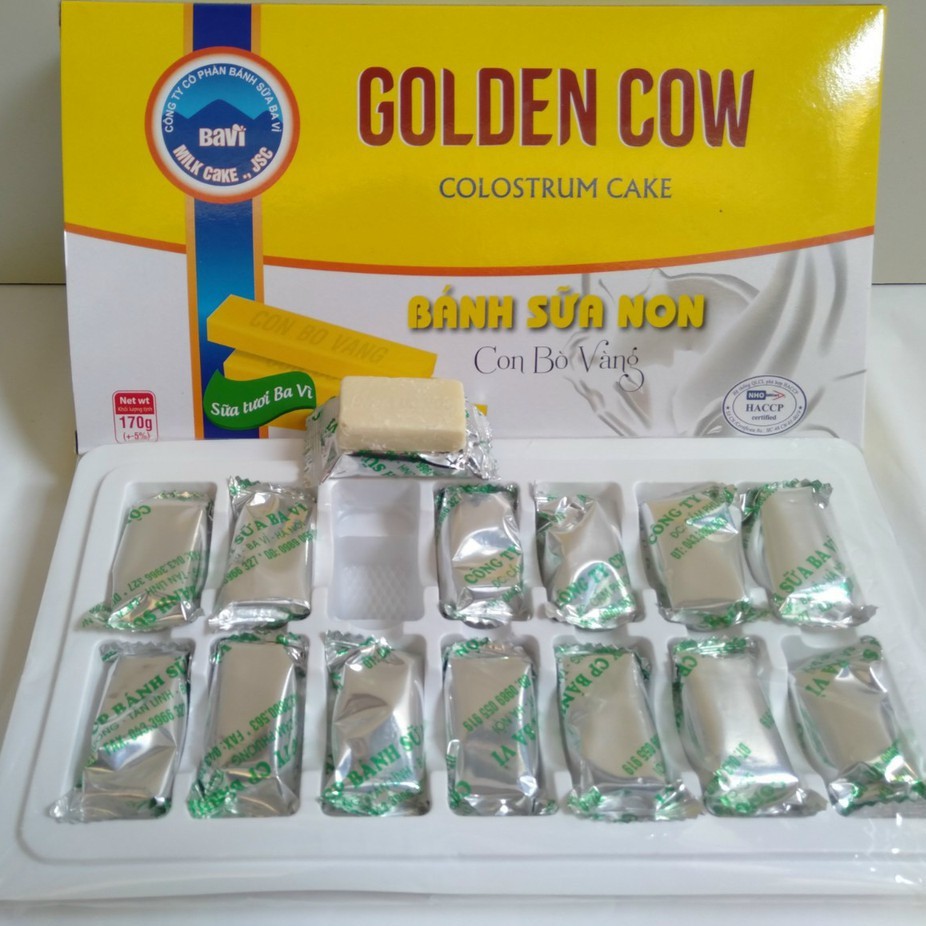 [Mua 3 Tặng 1] Bánh Sữa Ba Vì Nguyên Chất Chính Hiệu Con Bò Vàng