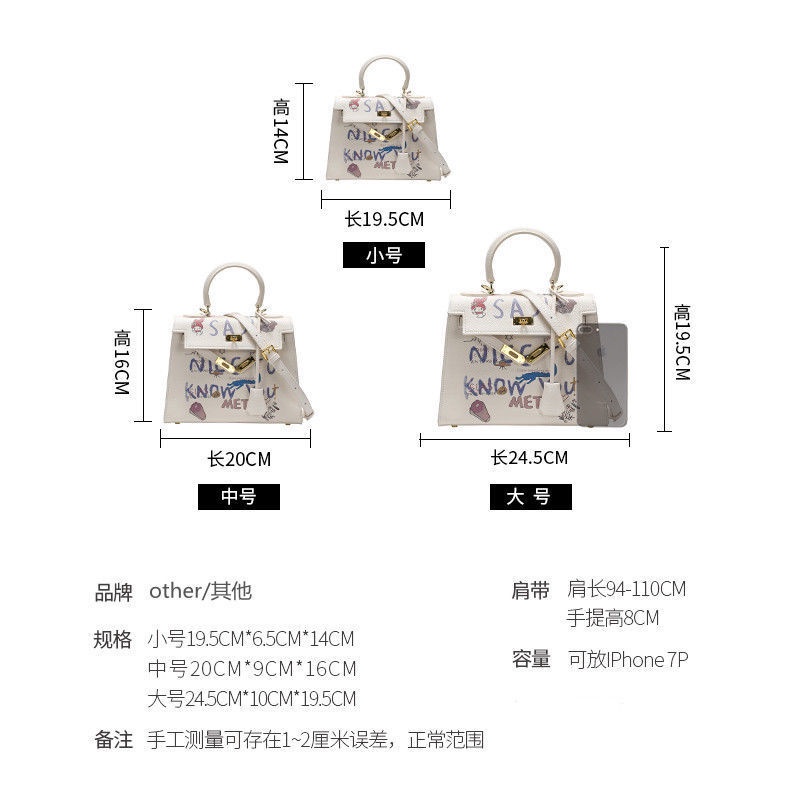 Túi Đeo Chéo Da Thật Mini In Họa Tiết Graffiti Thời Trang 2022 Cho Nữ