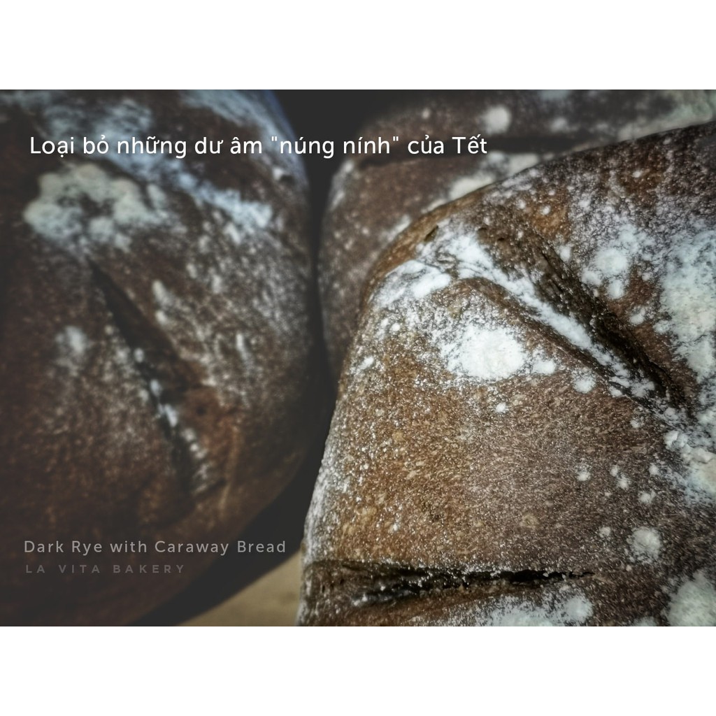 Bánh Mì Đen Đan Mạch Ăn Kiêng Giảm Cân Dark Rye 300gr