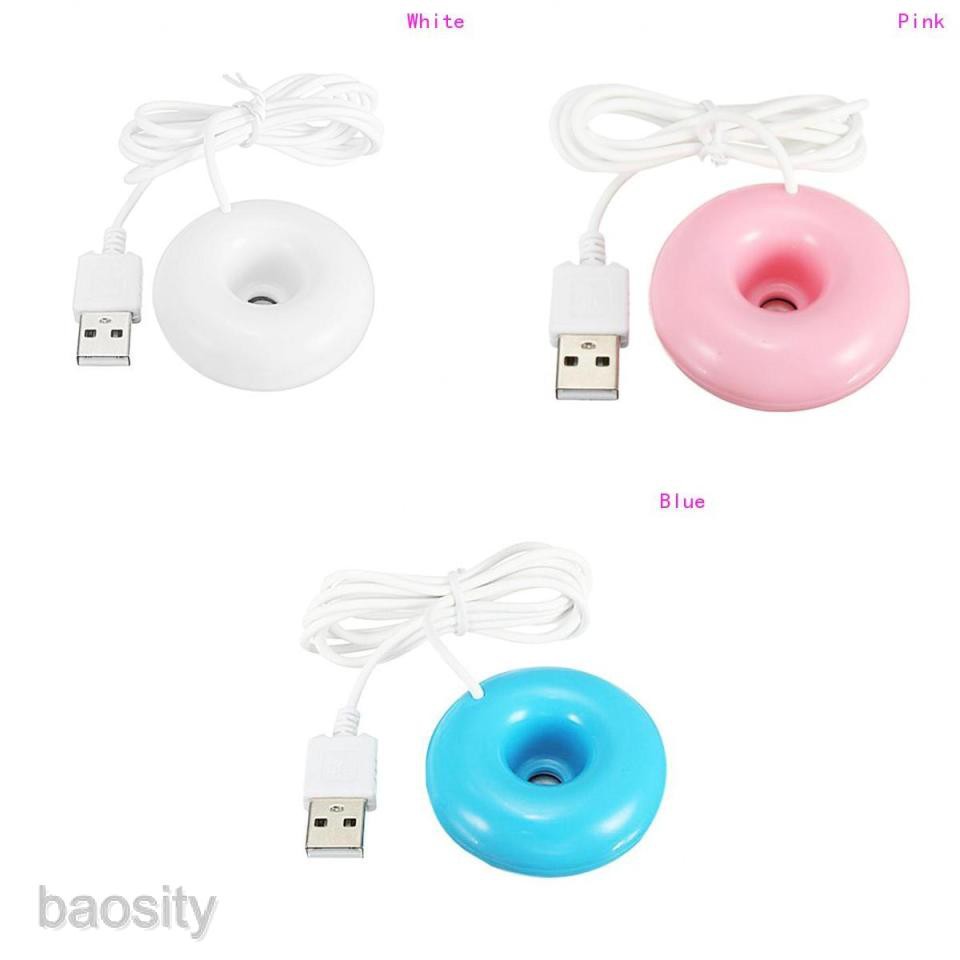Home Office USB Donuts Humidifier Air Fresher Floats Ultrasonic Mist