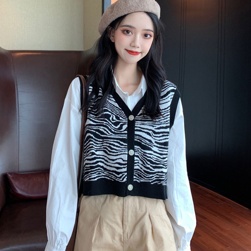 Áo Khoác Cardigan Dệt Kim Thiết Kế Cổ Chữ V Thanh Lịch Dành Cho Nữ