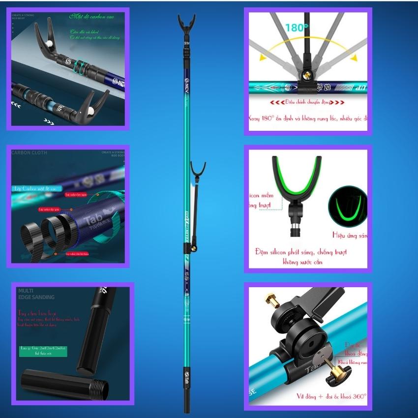 Chống Cần Câu Đài Gác Cần Câu Đài Carbon Cao Cấp