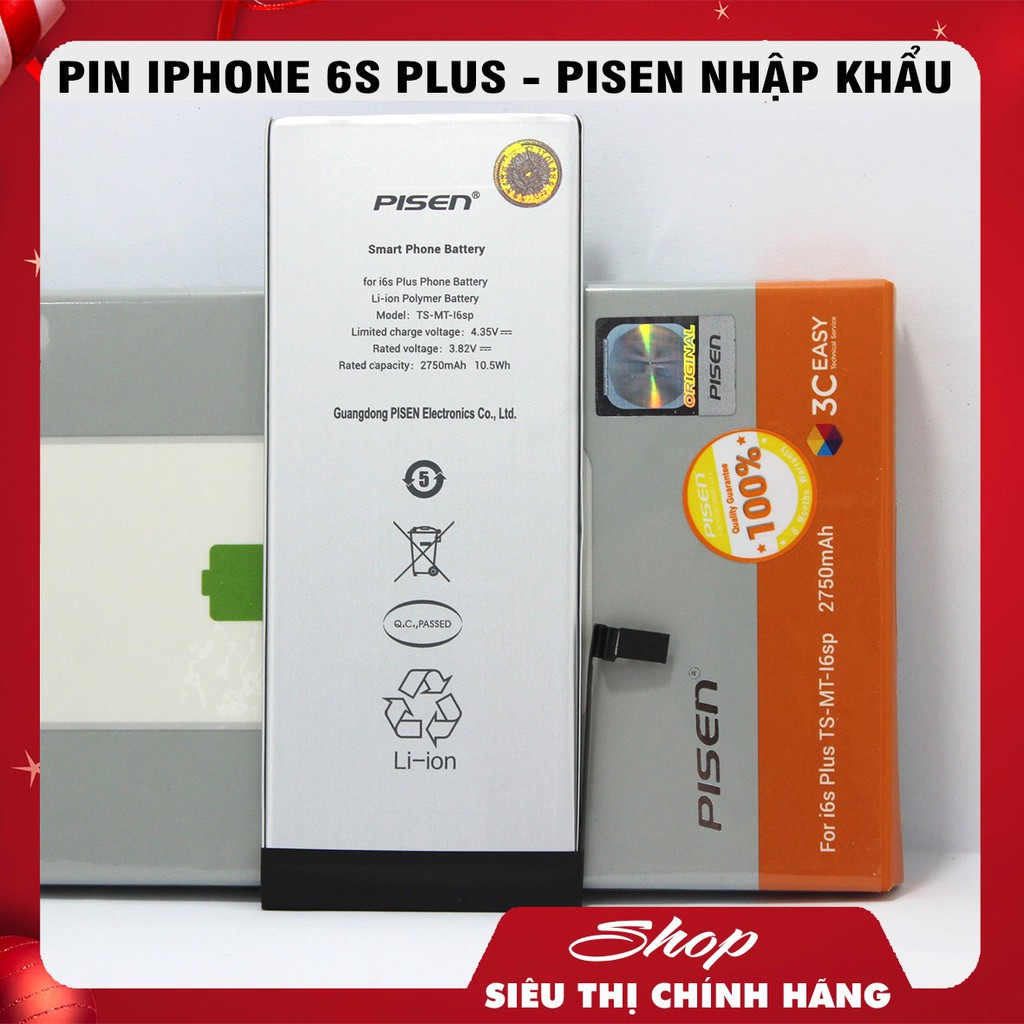 PIN PISEN IPHONE - CHÍNH HÃNG PATECH PHÂN PHỐI