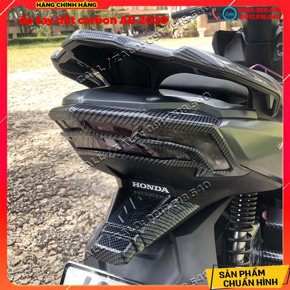 Ốp Tay Dắt AB 2020 - 2021 Sơn Carbon Loại 1 ( AIR BLADE 2020 )