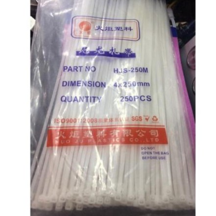 Dây thít (nylon cable) 4x250mm 250 sợi/túi