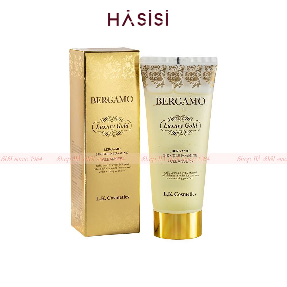 Sữa Rửa Mặt  Ngừa Lão Hóa BERGAMO LUXURY GOLD 150ml