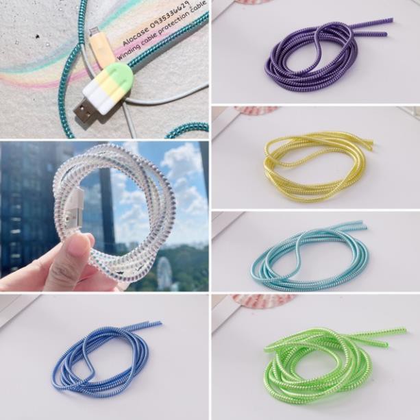 Dây quấn cáp sạc dài 1m4 | BigBuy360 - bigbuy360.vn