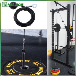 Dây cáp ròng rọc đường kính 6mm bằng thép dành cho máy kéo dây tập thể hình LAT tự thiết kế tập cơ tay sau và tay trước