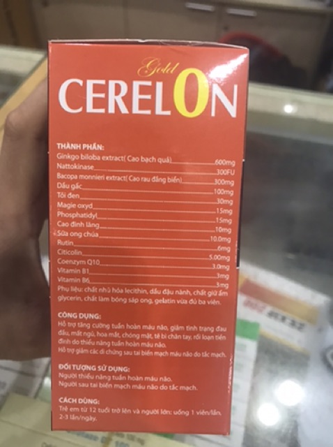 Cerelon gold hoạt huyết