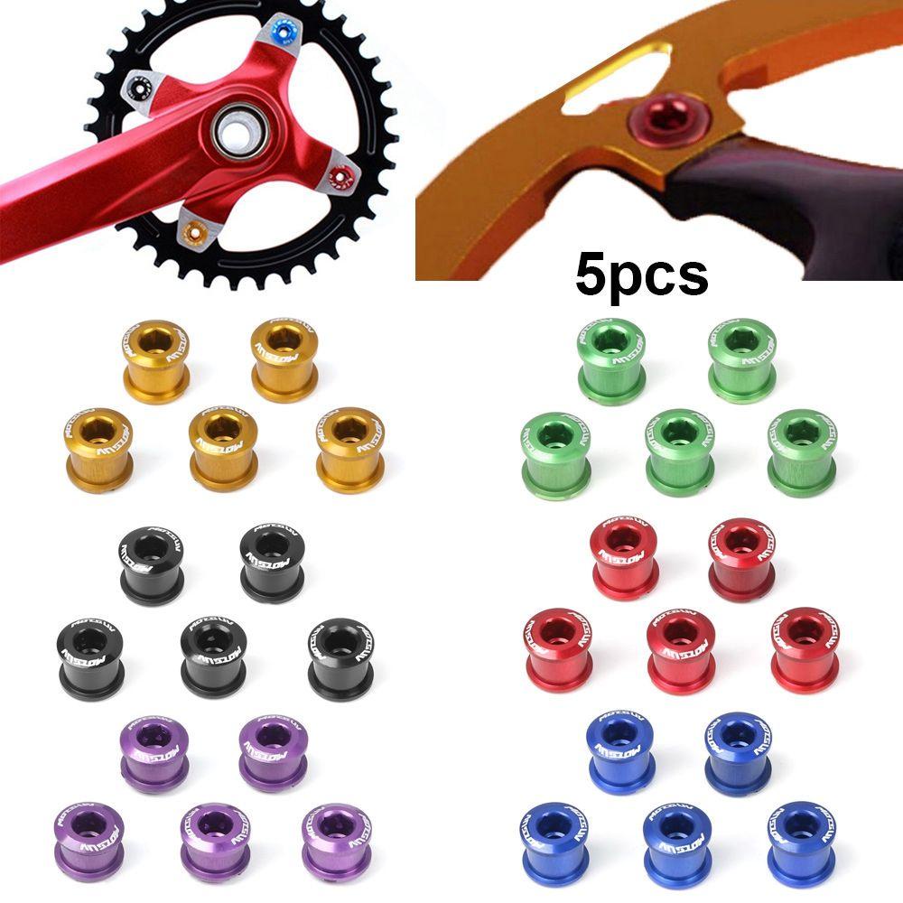 SUYO Bộ 5 Ốc Vít 14 Màu Bằng Hợp Kim Cho Xe Đạp
