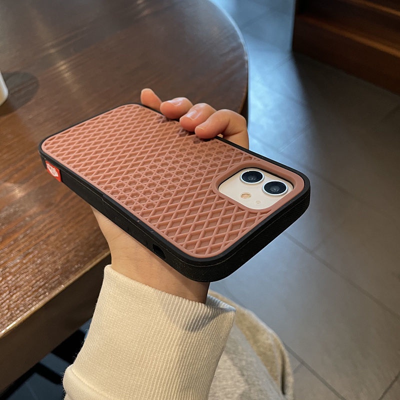 Ốp Điện Thoại Cao Su Mềm Hình Bánh Waffle Cho OPPO A16 A54 A55 A74 A94 A95 4G 5G A76 A96 A36