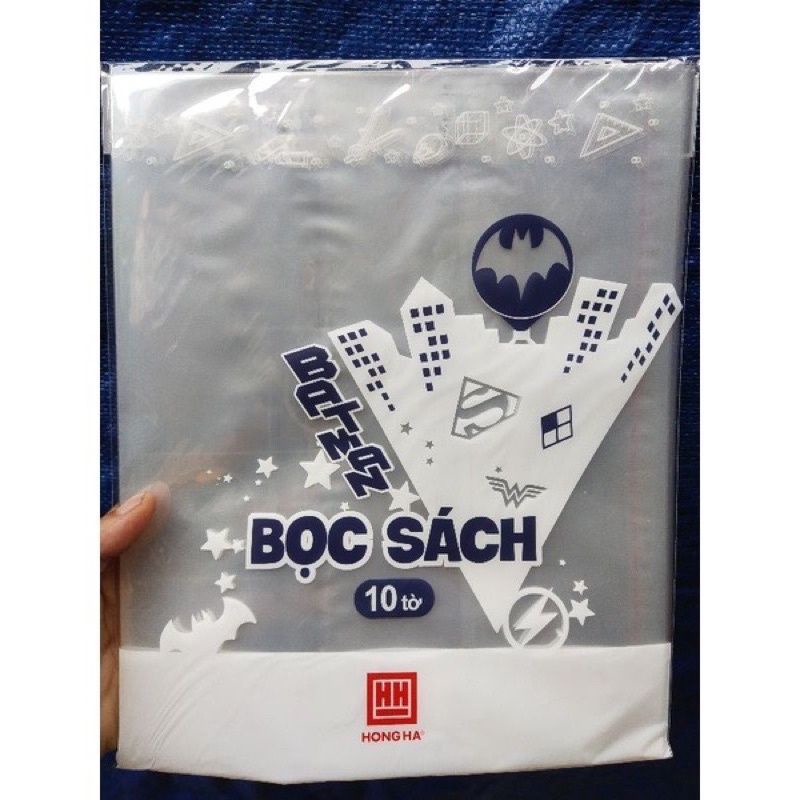 Bọc sách giáo khoa, bọc vở HỒNG HÀ, nhãn vở
