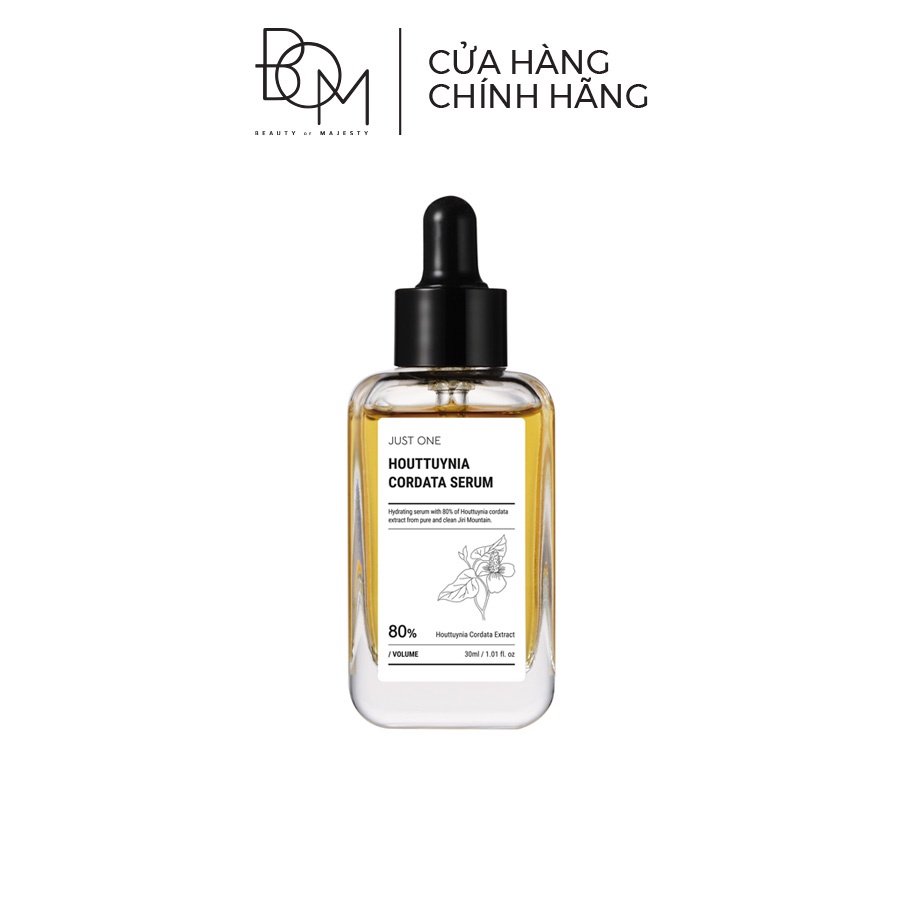 Serum BOM JUST ONE chiết xuất Diếp cá Houttuynia Cordata 30ml