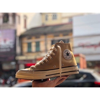 Converse vàng cổ cao