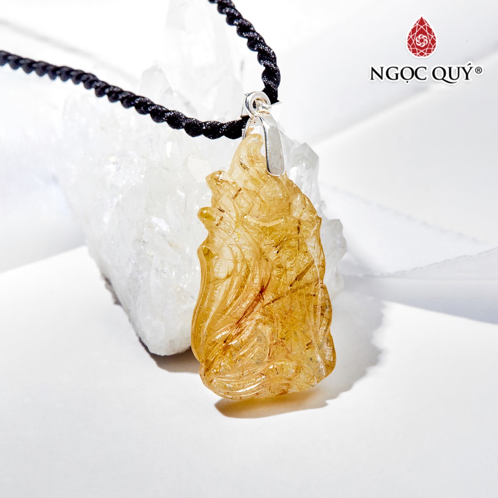 Mặt Dây Chuyền Nữ Hoàng Hồ Ly TA Tóc Vàng - Ngọc Quý