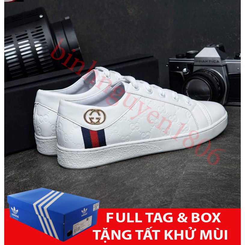 (giàynam + TẶNG TẨY) giày nam trắng thể thao chất, form đẹp | BigBuy360 - bigbuy360.vn