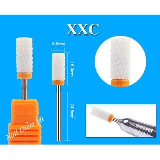 Đầu mài móng ceramic (đầu bằng)