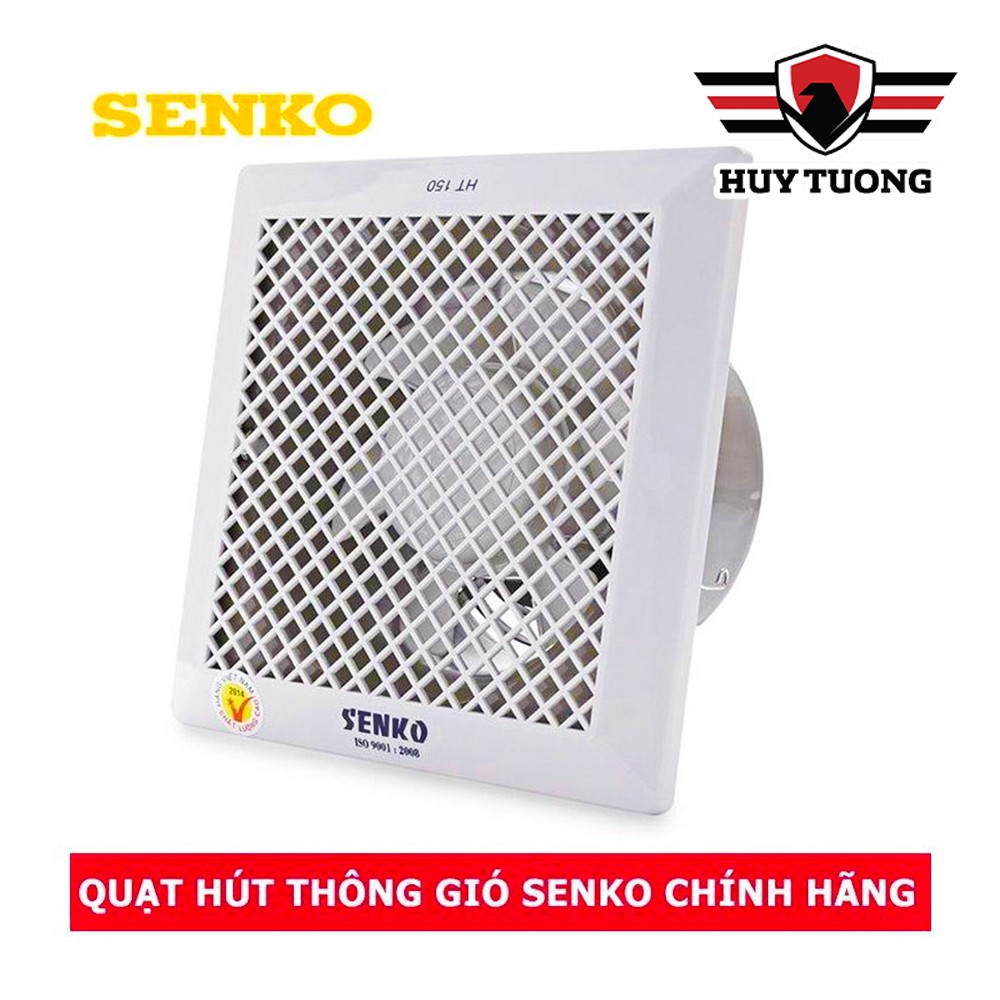 Quạt hút thông gió âm trần Senko  FREE SHIP  Quạt hút âm trần Senko HT150 cao cấp công suất 30W - Huy Tưởng