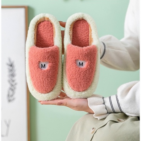 Dép Mang Trong Nhà Mùa Đông Ấm Áp Chống Trơn Trượt - Dép Mang Văn Phòng, Khách Sạn Cực Sang Trọng