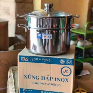 Nồi hấp 2 tầng đông á