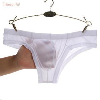 Quần lót trong suốt lụa băng nam