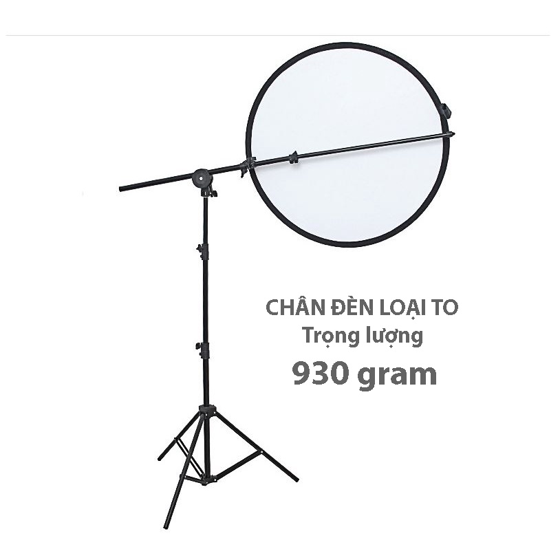 Tay boom treo tấm hắt sáng 170cm kèm chân đèn Linco 2m