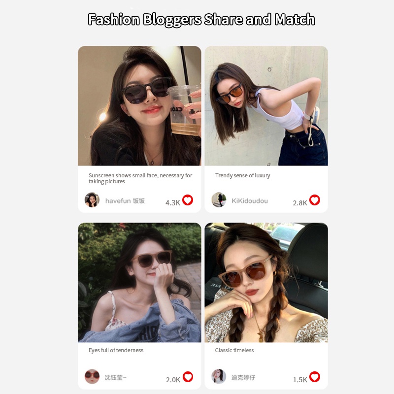 (KIQI-FASHION) COD Kính mát phân cực phong cách Hàn Quốc thời trang cho nam và nữ