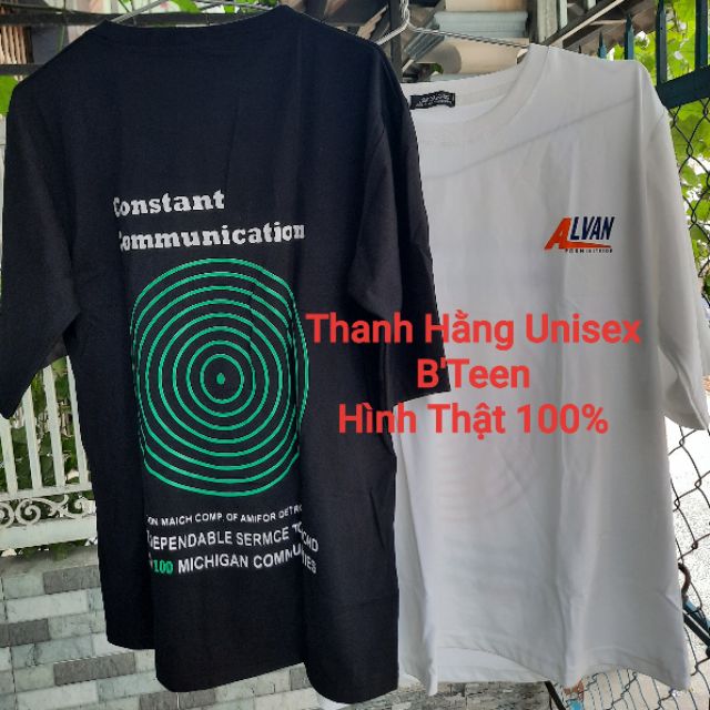 Áo thun [ Hình thật % ] tay lỡ Unisex ALVAN