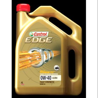 Dầu nhớt tổng hợp ô tô 100% 4 Lít CASTROL EDGE 0W40 A3/B4

Cho oto 4L (toàn phần, Fully Synthetic Car Oil)