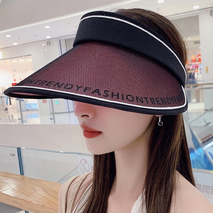 Mũ Chống Nắng Hở Chóp Thời Trang Đi Biển Mùa Hè Cho Nữ