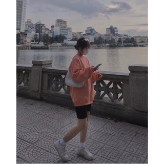 Áo Sweater Trơn Dáng rộng