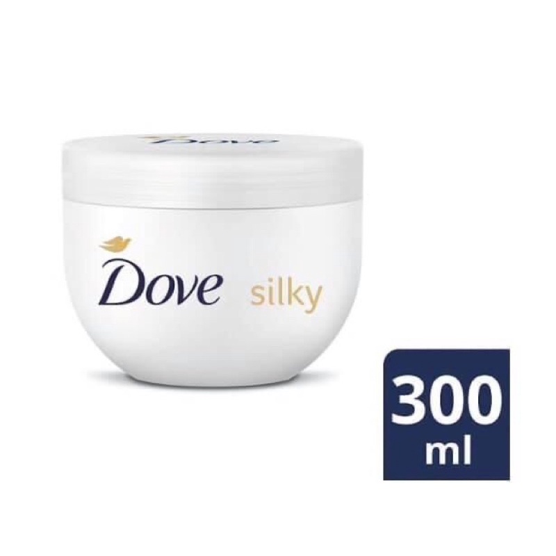 Kem dưỡng thể Dove Silky Nourishing Body Cream giữ ẩm làm trắng da toàn thân lâu trôi 300ml | BigBuy360 - bigbuy360.vn