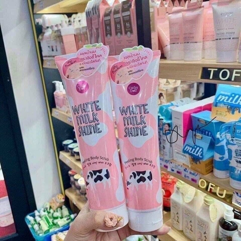 Tẩy TBC Cathy Doll White Milk Shine Peeling Body Scrub