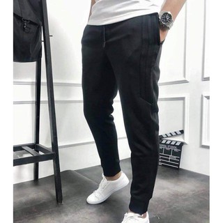 (SP Kèm Video ) Quần Jogger Nỉ Kiểu Dáng Thể Thao Sọc Lửng Nam, Co Dãn 4 Chiều.