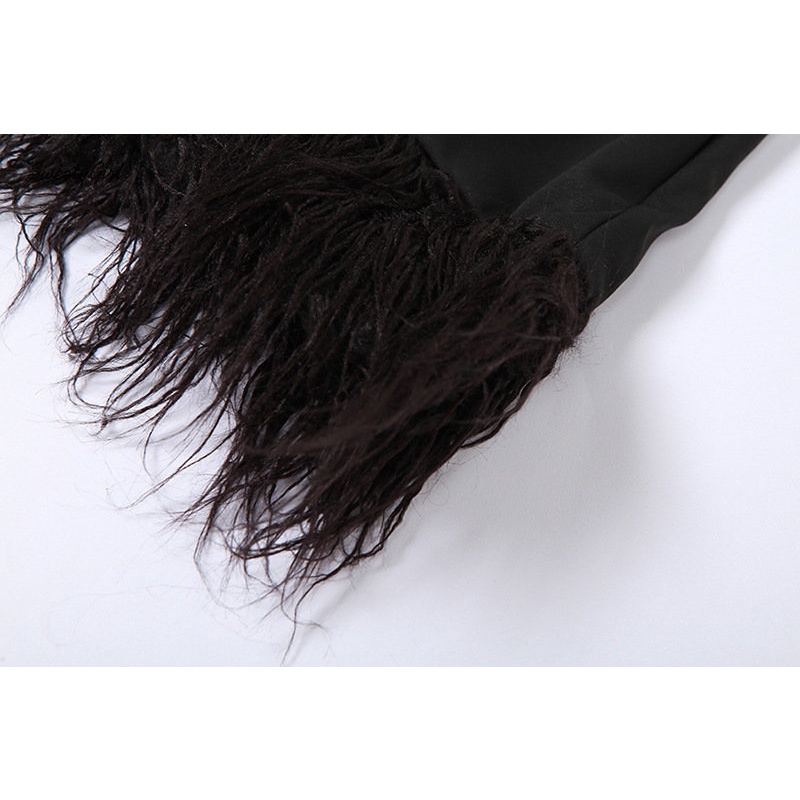 Bộ Áo Tay Dài Cổ Bẻ + Chân Váy Lưng Cao Màu Trơn Thời Trang 2022 Quyến Rũ Cho Nữ