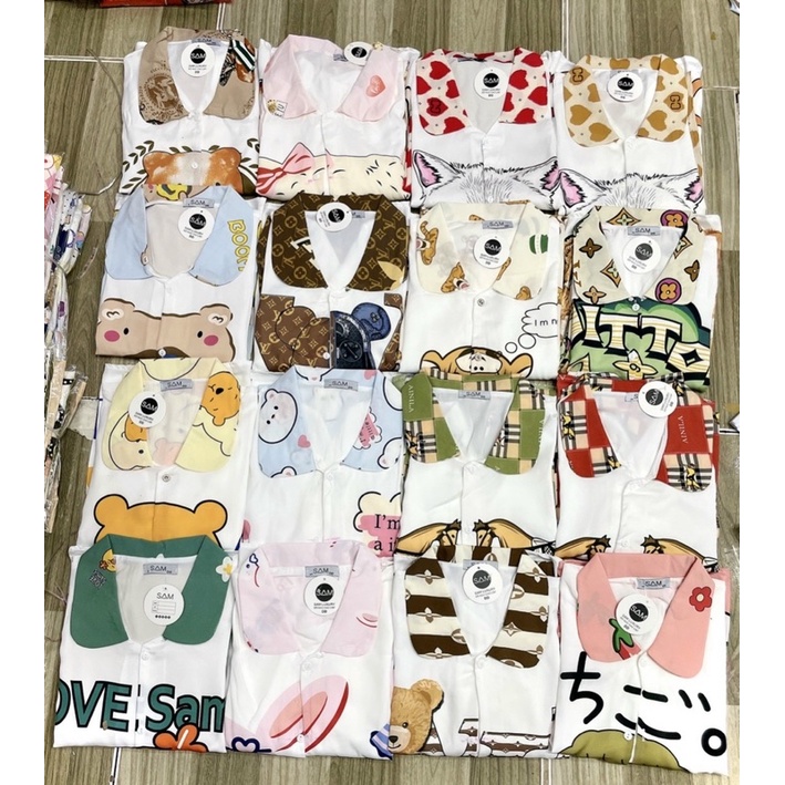 (Hình thật) Set Đồ bộ Pijama - Bộ đồ mặc nhà chất mango thiết kế siêu sang | BigBuy360 - bigbuy360.vn