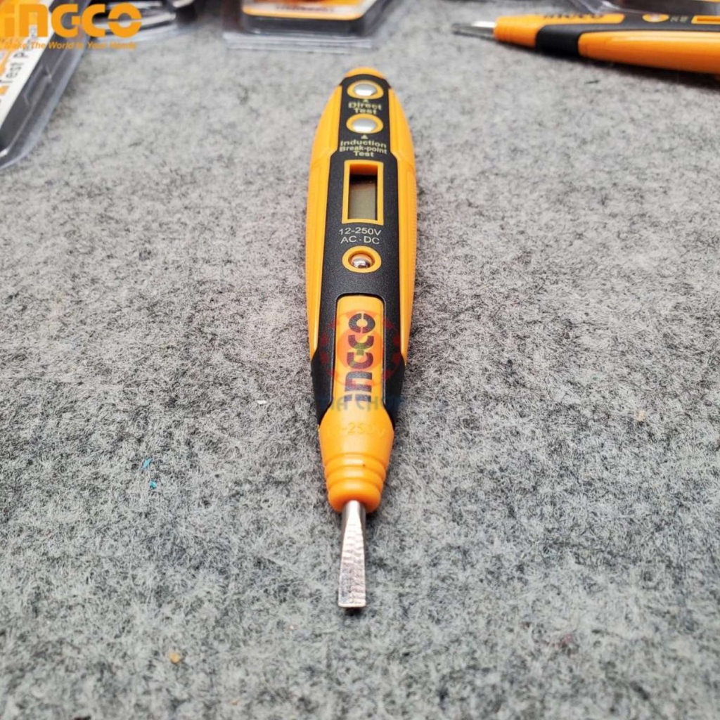 Bút thử điện kỹ thuật số đa năng thông minh INGCO HSDT2201 đầu dò điện áp cảm ứng không tiếp xúc dòng điện