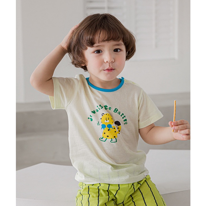 Bộ cộc tay cotton lổ Cordi-i Hàn Quốc