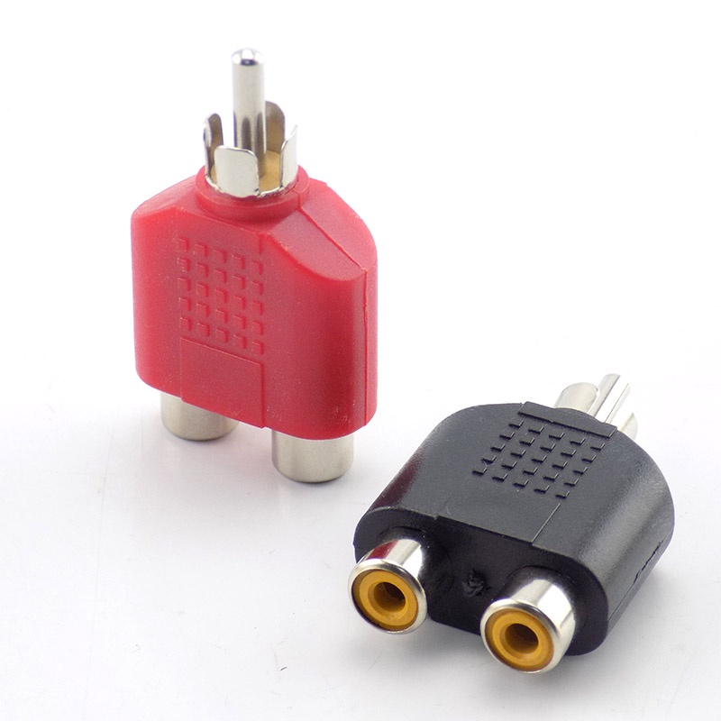 Bộ 5 Đầu Nối 3.5mm male Sang 2 RCA female Sang male female 2 Trong 1