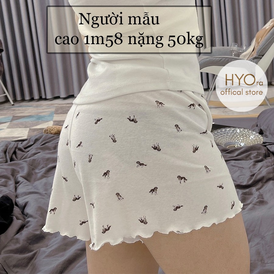 Quần đùi nữ ngủ mặc ở nhà đẹp HYO Cotton Thái Freesize 65kg