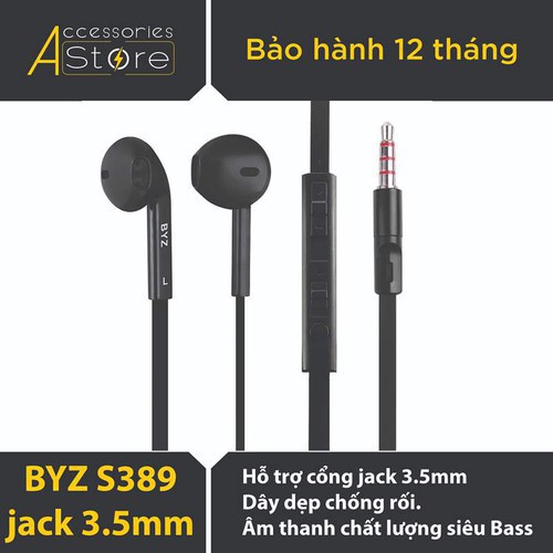 Tai nghe đa năng S389 BYZ  hàng công ty siêu xịn. KAISIN