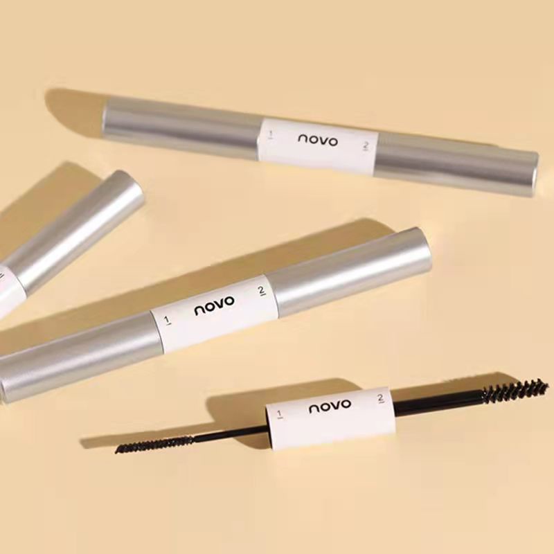 [Hàng mới về] Mascara 2 đầu có tẩy trang NOVO chống nước cong lông mi lông mày | WebRaoVat - webraovat.net.vn