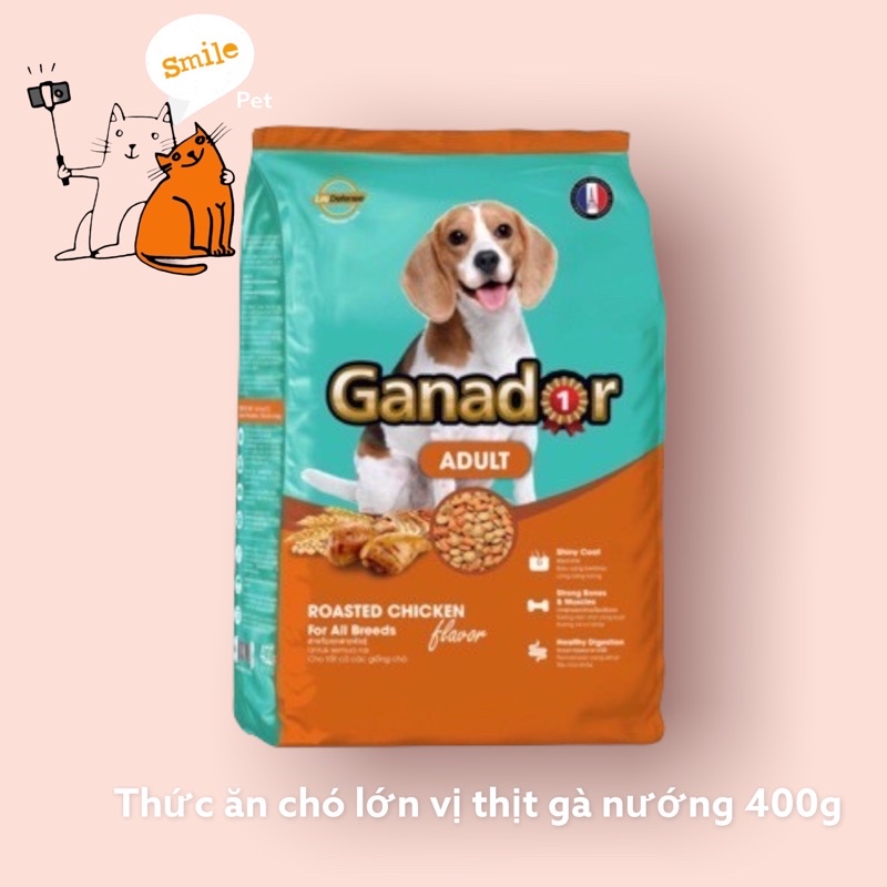 Thức ăn cho chó trưởng thành VỊ GÀ NƯỚNG - Ganador Adult Roasted Chicken Gói 400g Pháp