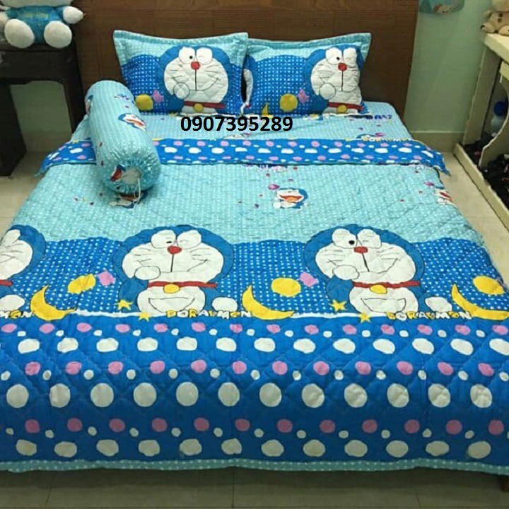 MỀN COTTON POLY DOREMON MẶT TRĂNG