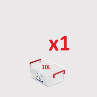 (Hà Nội) Thùng nhựa đa năng Duy Tân 10L trong suốt (HÀNG CHÍNH HÃNG)
