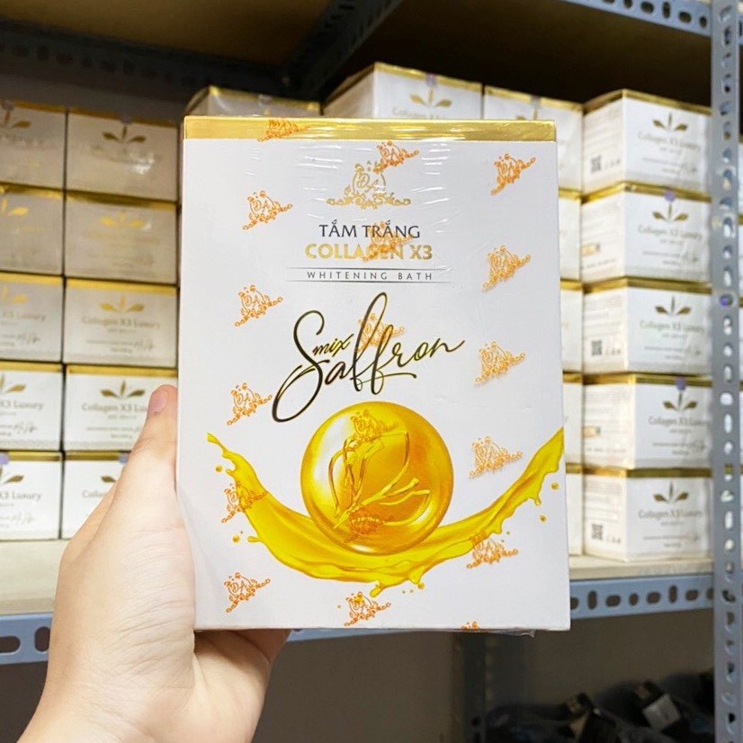 Kem Tắm Trắng Collagen X3 Luxury Mix Saffron | BigBuy360 - bigbuy360.vn
